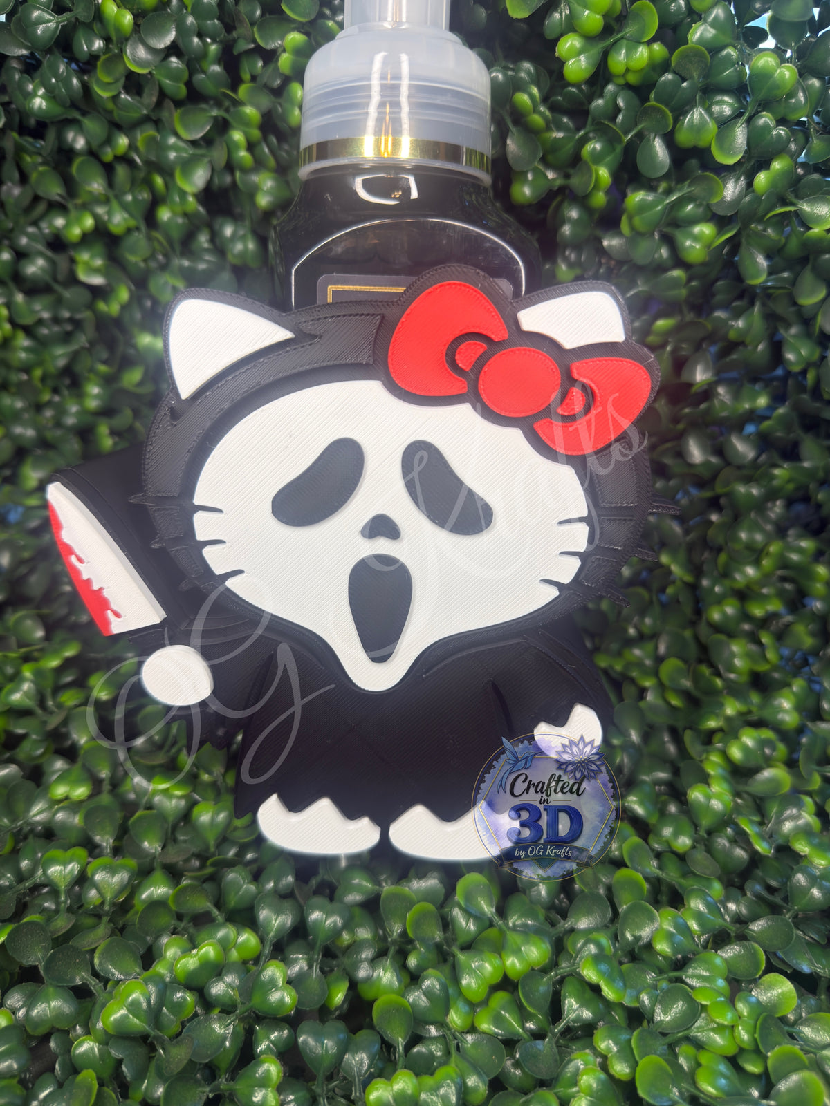 Ghost Kitty Inspired Foaming Hand Soap Holder