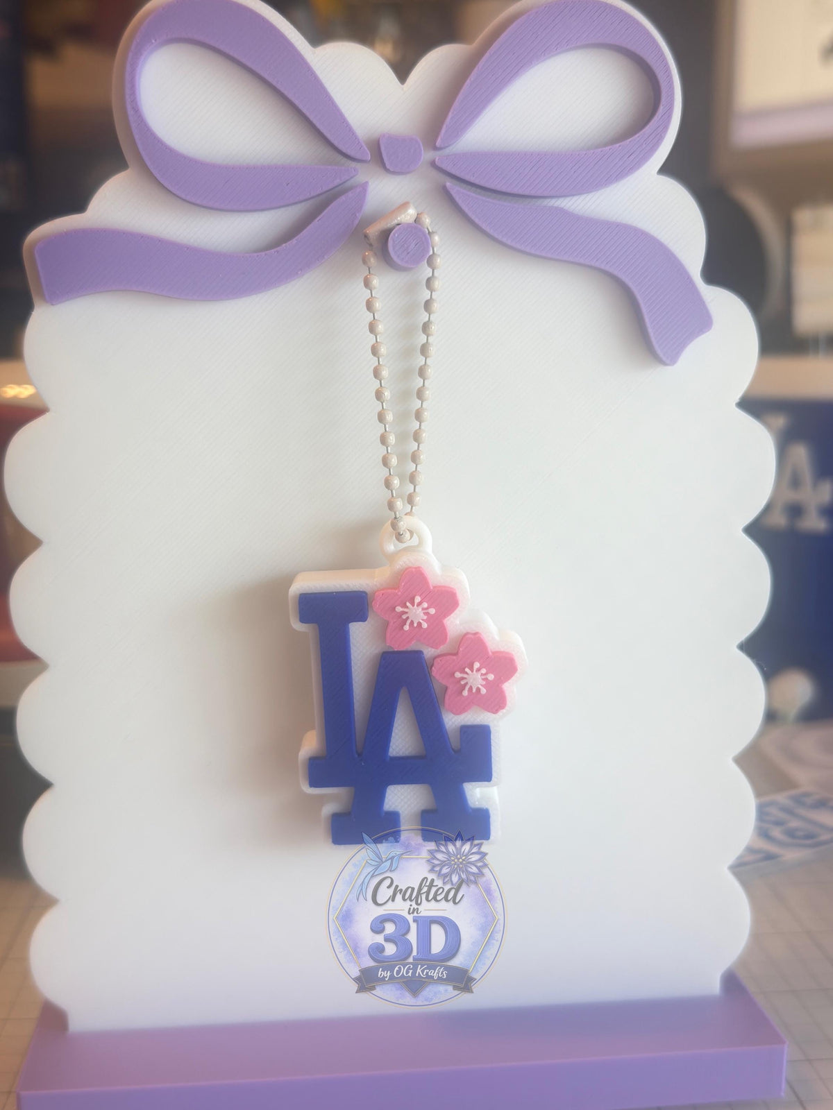 LA Can Opener Nail Saver 3D Printed Soda Tab Opener Baseball Fan Gift Game Day Accessory F