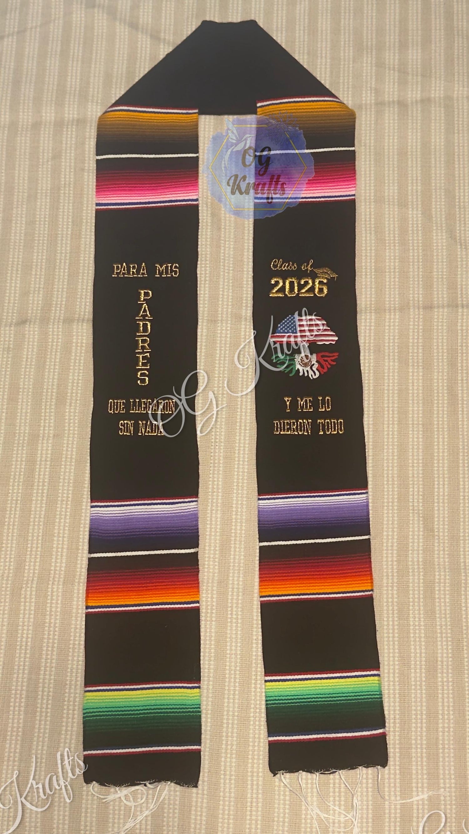 Graduation Sarape Sashes