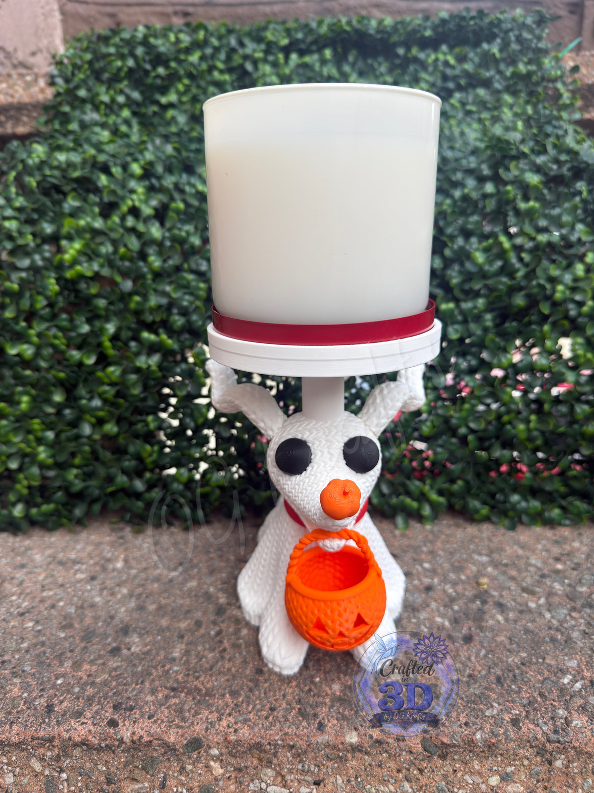 Ghost Dog 3-Wick Candle Holder