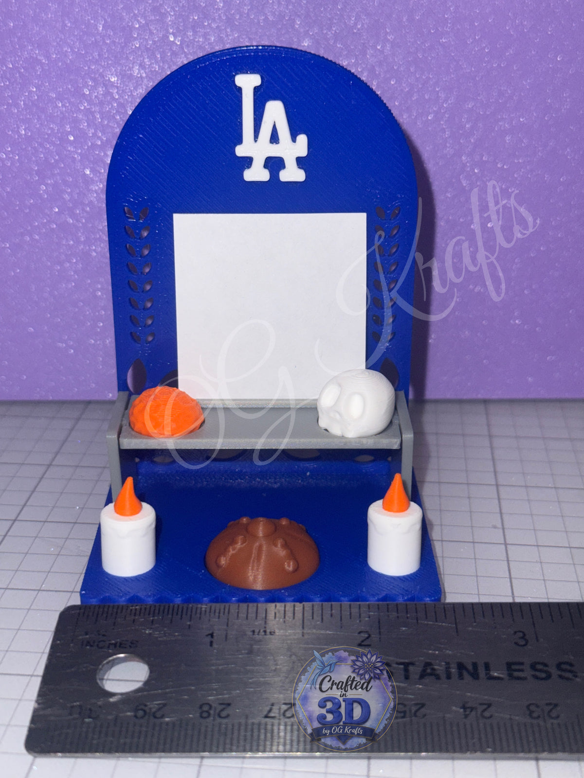 Día de Muertos Mini Desktop Altar – 3D Printed Memorial Ofrenda