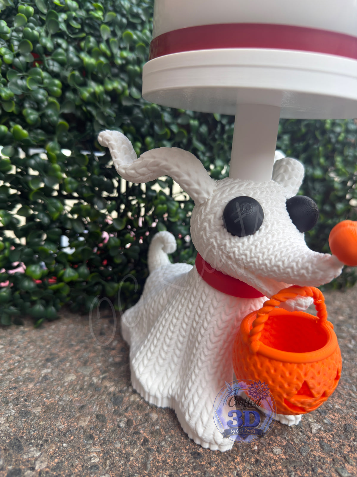 Ghost Dog 3-Wick Candle Holder