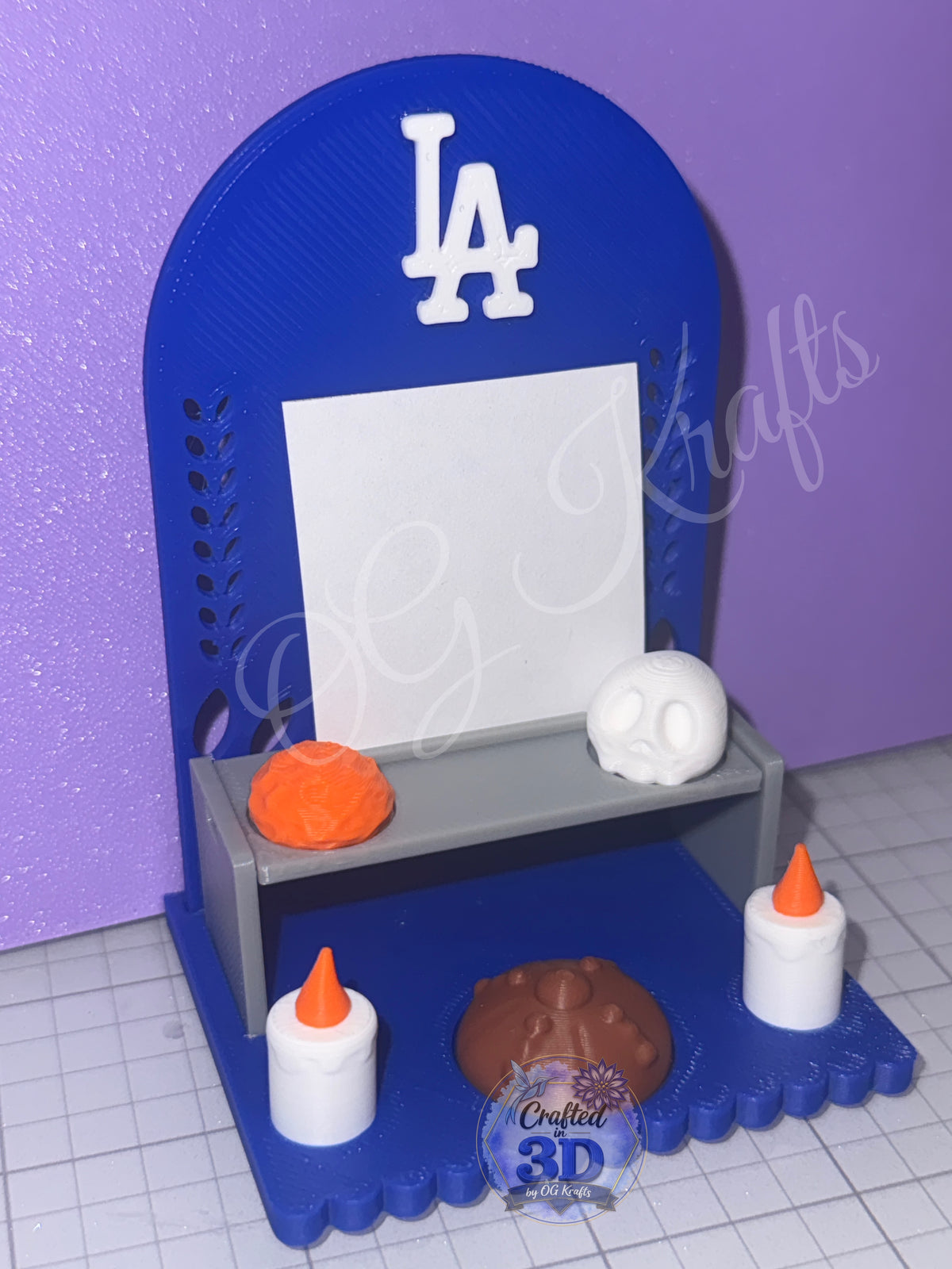 Día de Muertos Mini Desktop Altar – 3D Printed Memorial Ofrenda