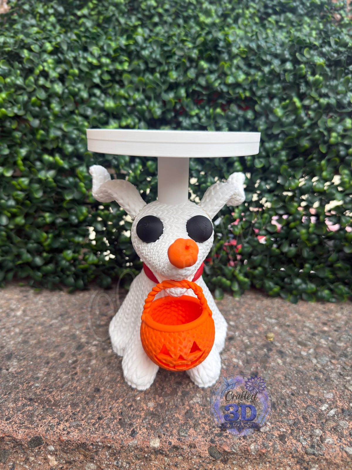 Ghost Dog 3-Wick Candle Holder