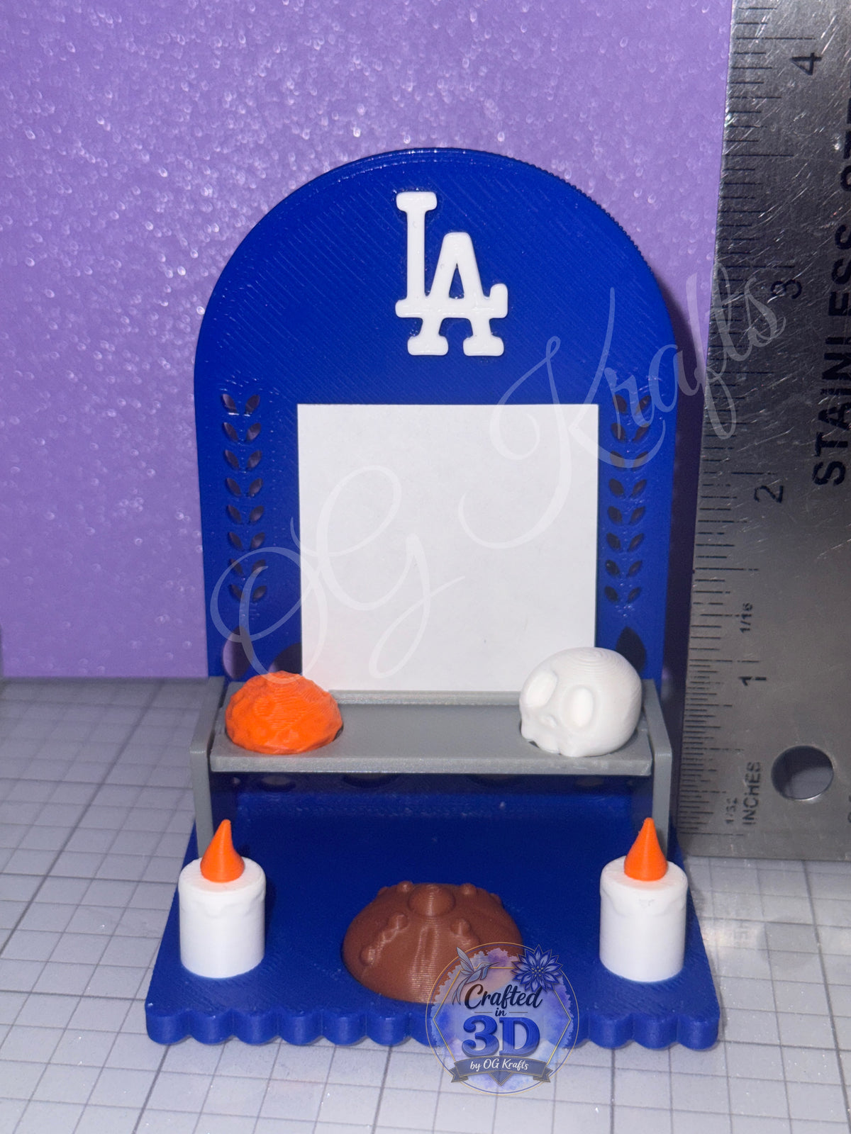 Día de Muertos Mini Desktop Altar – 3D Printed Memorial Ofrenda