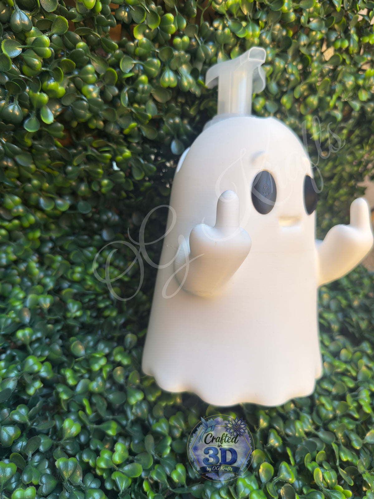 Cute Ghost Foaming Soap Holder | 3D Printed Spooky Bathroom Decor