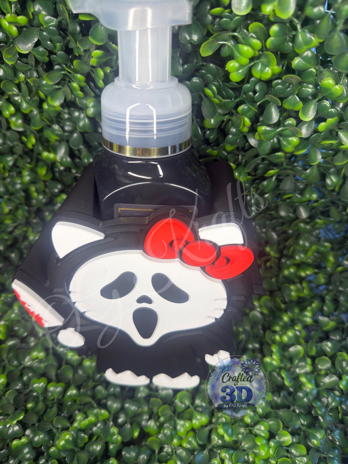 Ghost Kitty Inspired Foaming Hand Soap Holder