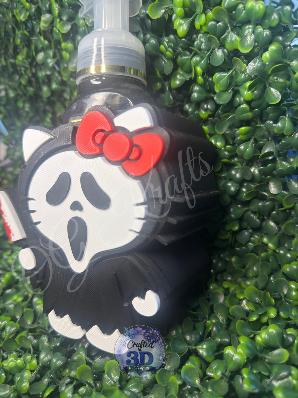 Ghost Kitty Inspired Foaming Hand Soap Holder