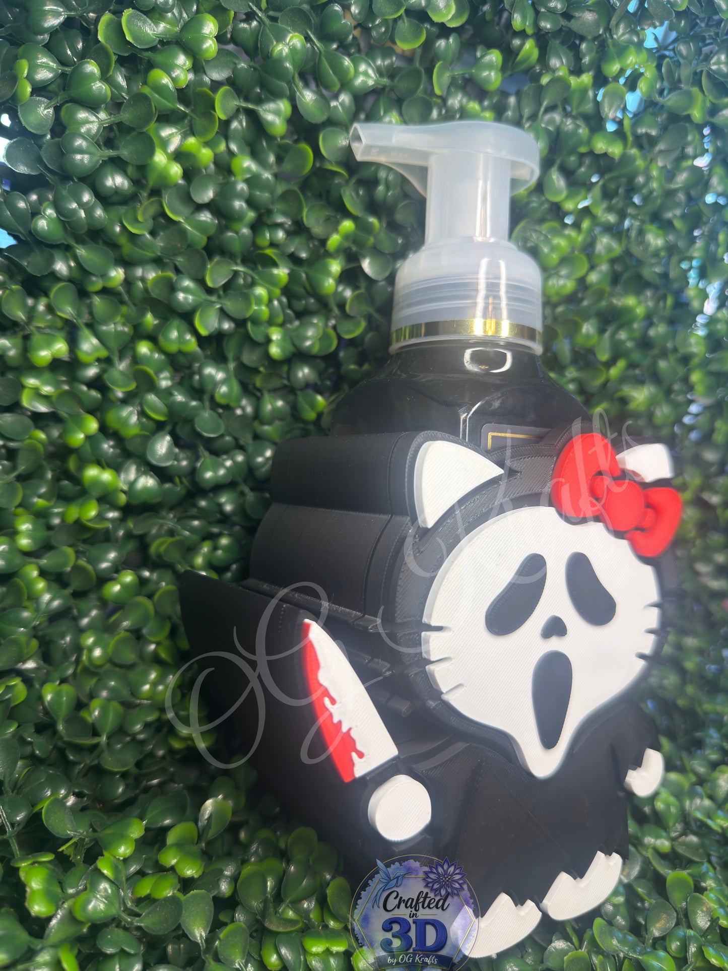 Ghost Kitty Inspired Foaming Hand Soap Holder