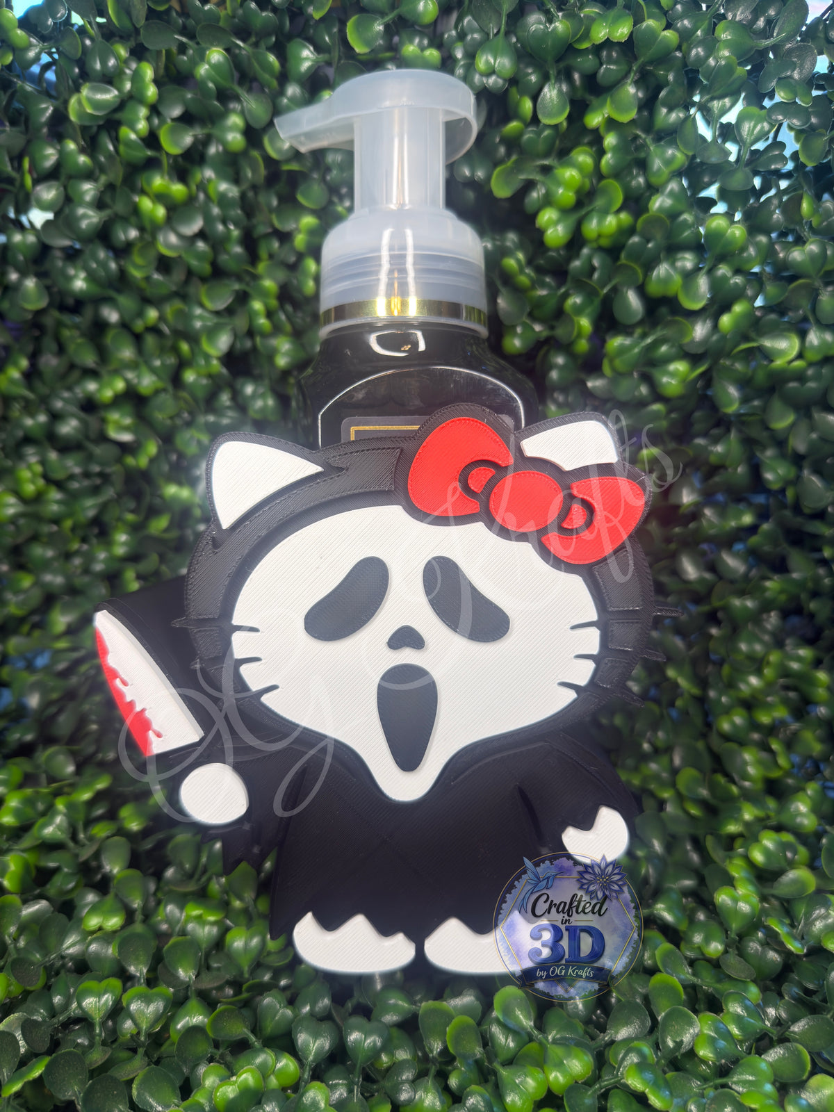 Ghost Kitty Inspired Foaming Hand Soap Holder