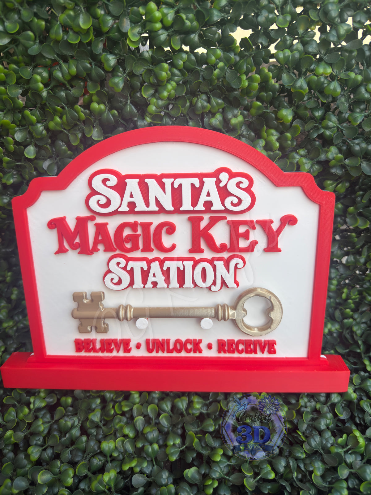 Santa’s Magic Key Station – 3D Printed Christmas Decor