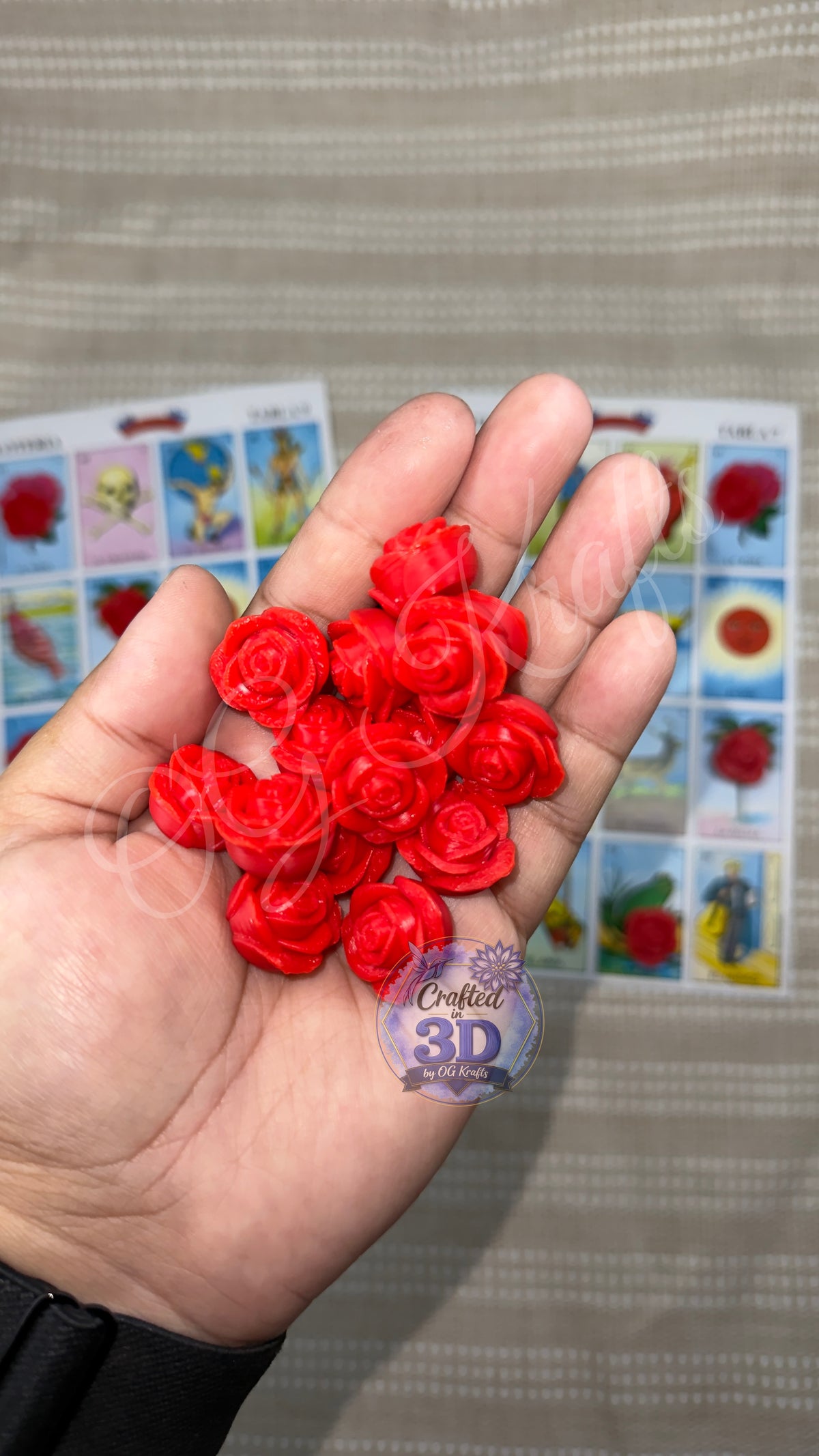 3D Printed Lotería Chips | Mexican Bingo Game Markers | Fichas para Lotería