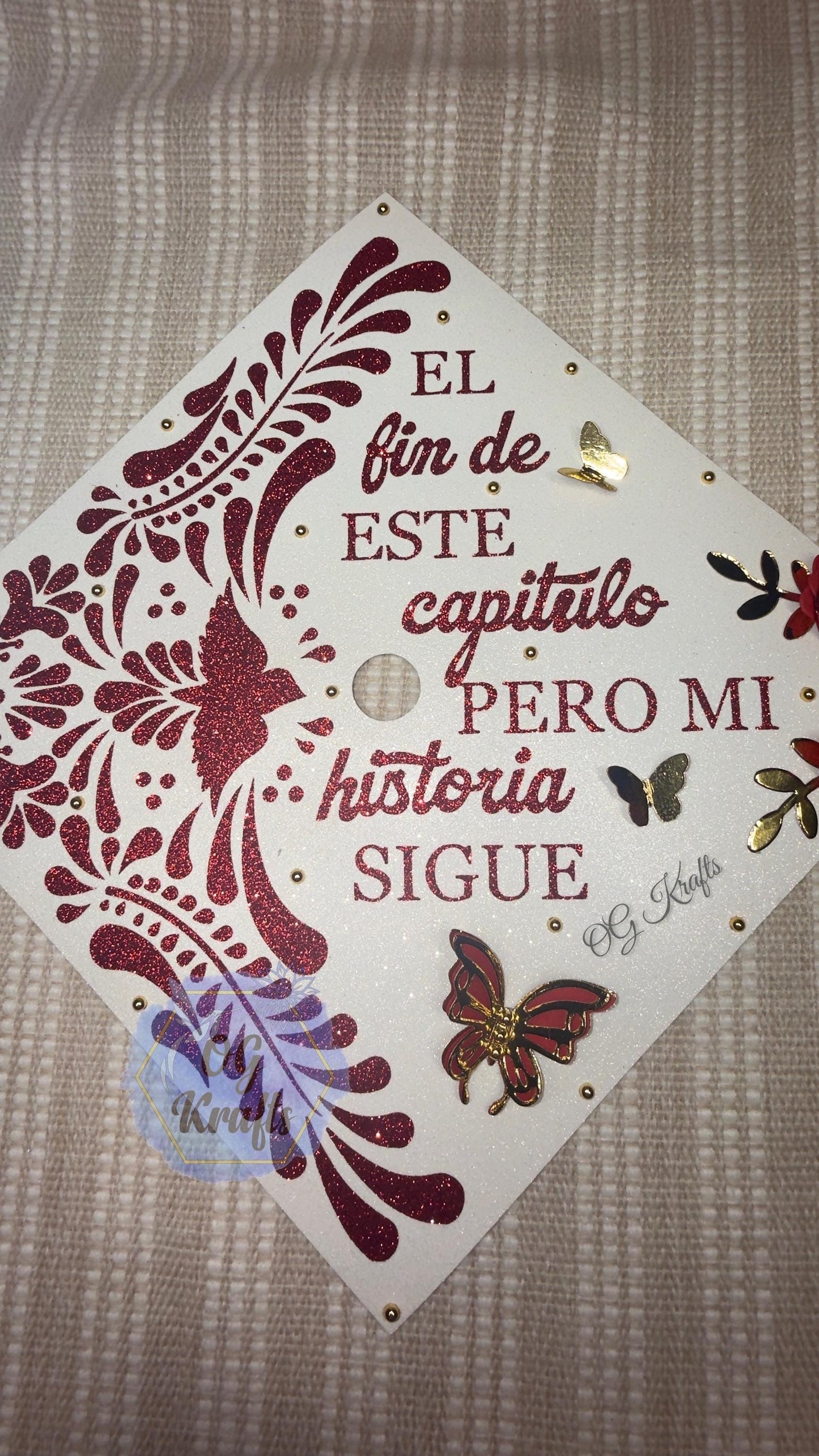 Talavera Graduation Cap Topper Class of 2026 Mexican Grad Cap Topper Custom Graduation Topper Mexican Talavera Grad Cap