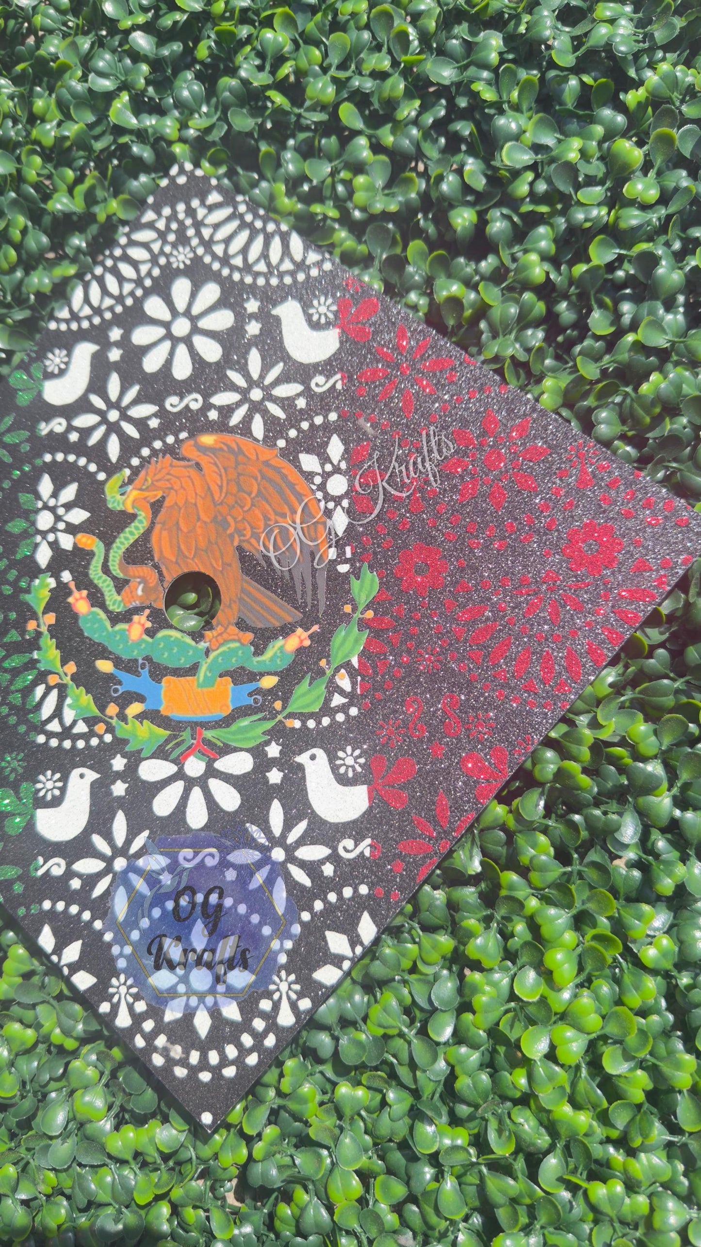 Custom Mexico Graduation Cap Topper Mexican Flag Class of 2026 Mens Cap Topper Escudo Graduation Cap Topper Mexico Grad Cap Senior 2026