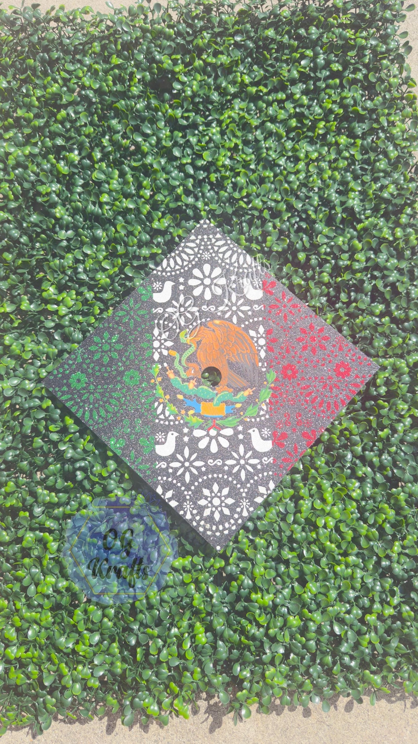 Custom Mexico Graduation Cap Topper Mexican Flag Class of 2026 Mens Cap Topper Escudo Graduation Cap Topper Mexico Grad Cap Senior 2026