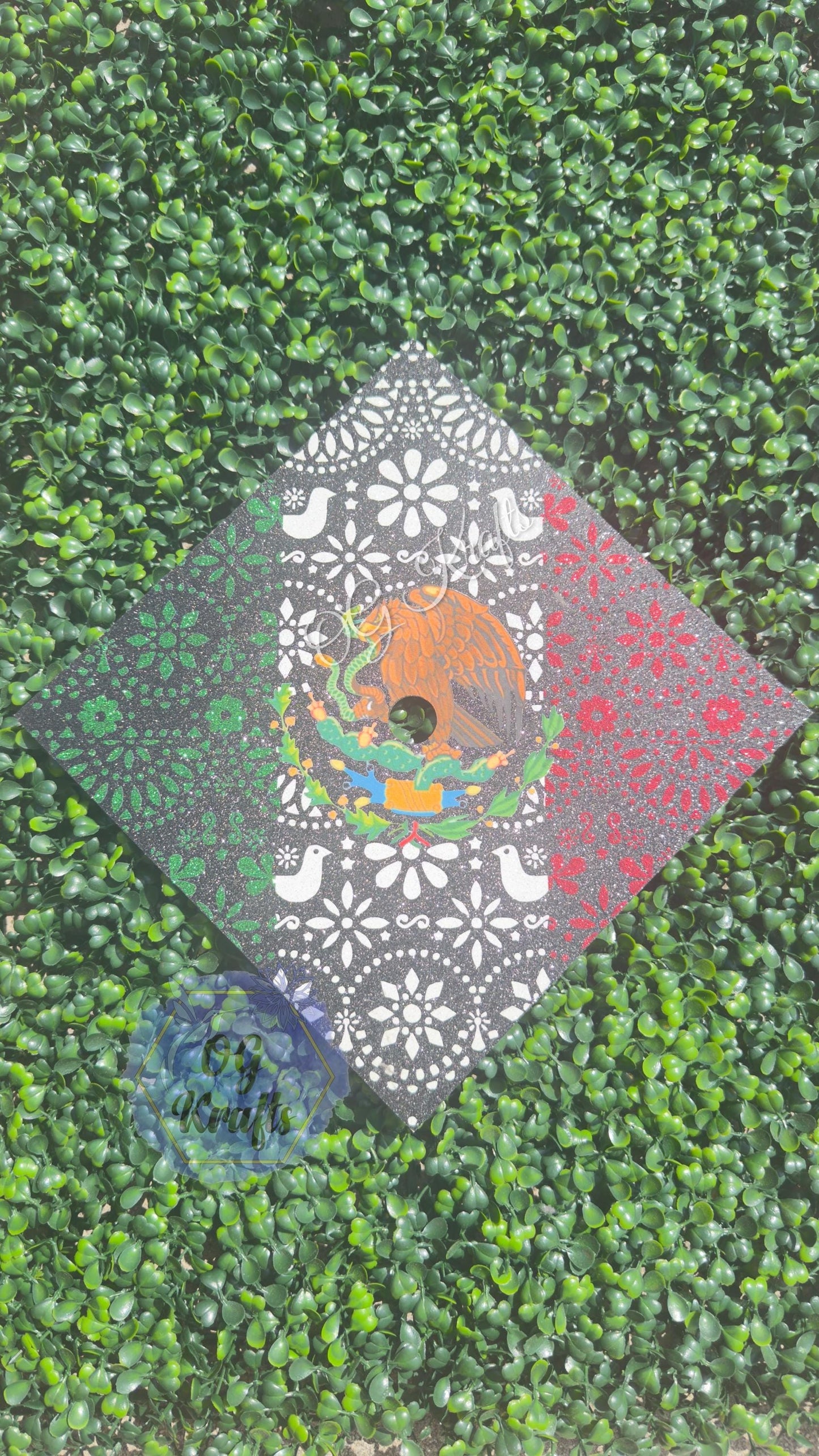 Custom Mexico Graduation Cap Topper Mexican Flag Class of 2026 Mens Cap Topper Escudo Graduation Cap Topper Mexico Grad Cap Senior 2026