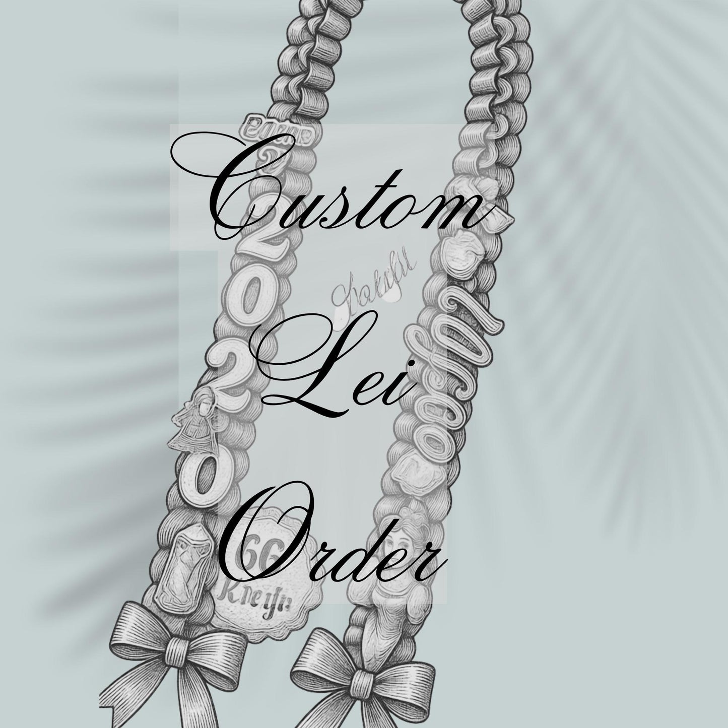 Custom Graduation Lei Promotion Gift Lei Senior Night Gift Lei Braided Ribbon Lei Graduation Ribbon Lei Graduate Lei 2026 Senior custom