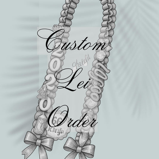 Custom Graduation Lei Promotion Gift Lei Senior Night Gift Lei Braided Ribbon Lei Graduation Ribbon Lei Graduate Lei 2026 Senior custom