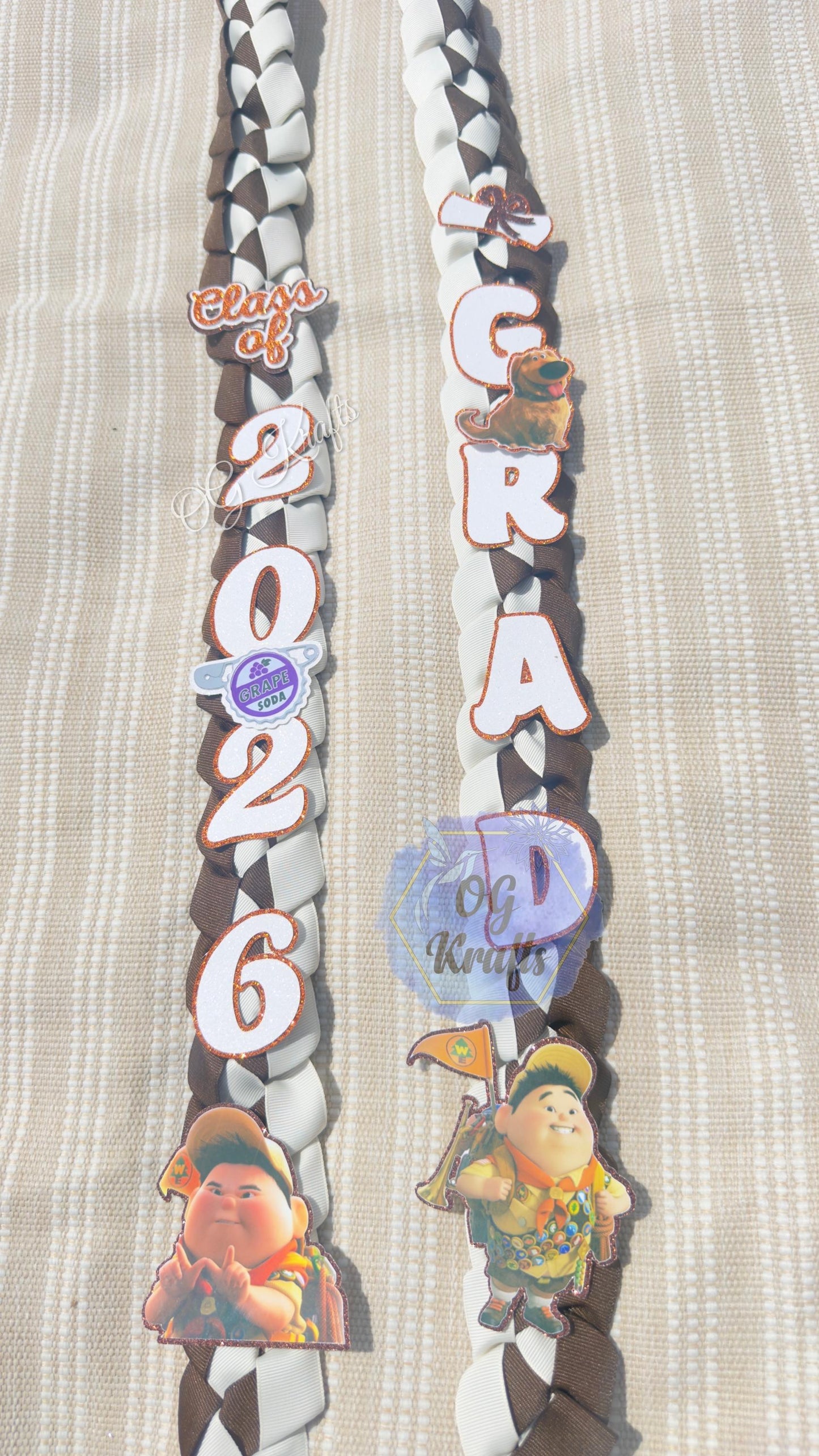 Custom Graduation Lei Promotion Gift Lei Senior Night Gift Lei Braided Ribbon Lei Graduation Ribbon Lei Graduate Lei 2026 Senior custom