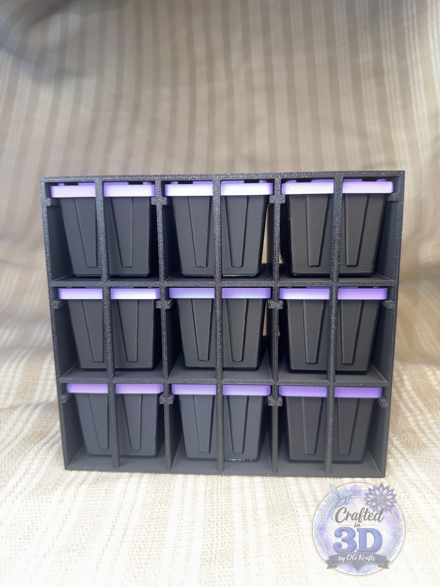 3D Printed Mini Tote Storage Rack for Craft Supplies Desktop Organizer Small Item Storage 