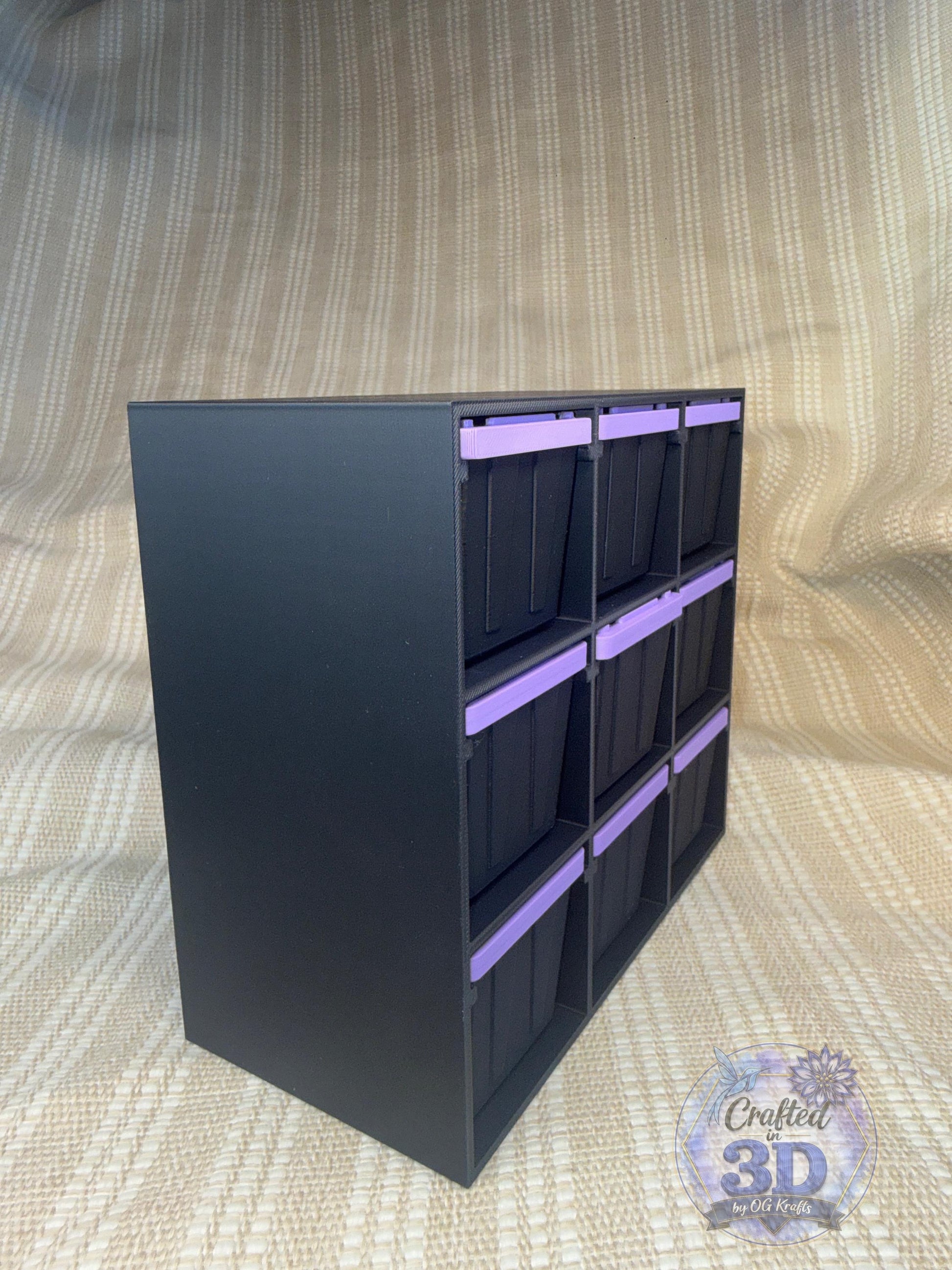 3D Printed Mini Tote Storage Rack for Craft Supplies Desktop Organizer Small Item Storage 