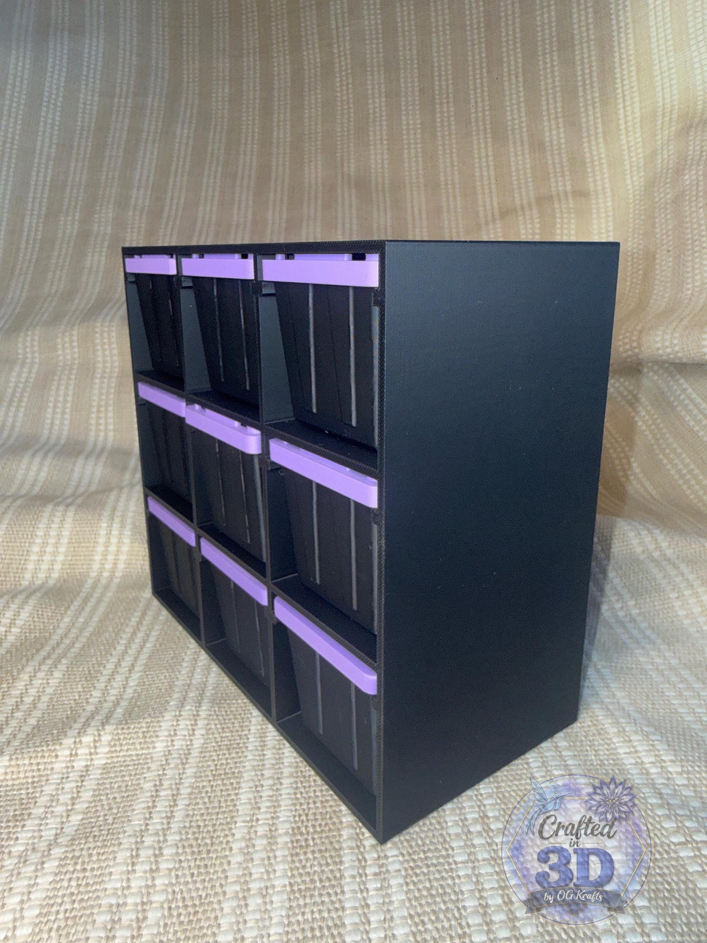 3D Printed Mini Tote Storage Rack for Craft Supplies Desktop Organizer Small Item Storage 