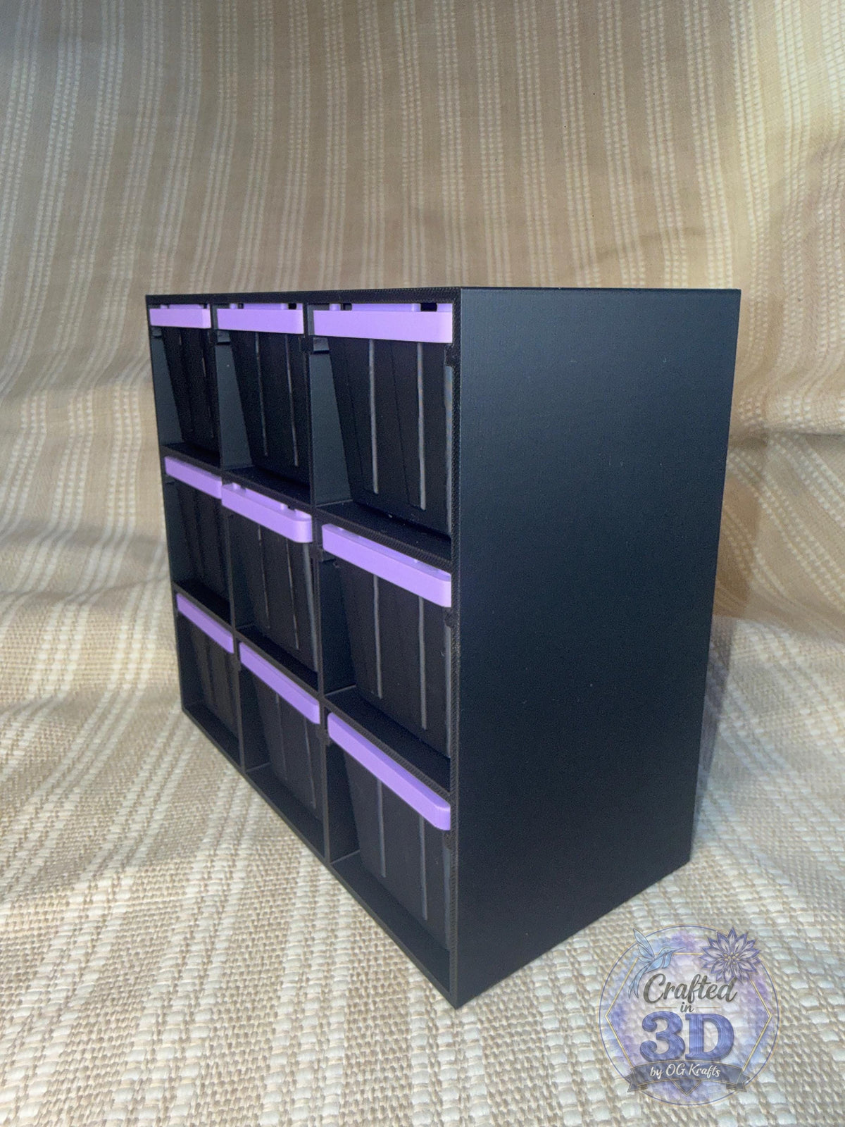 3D Printed Mini Tote Storage Rack for Craft Supplies Desktop Organizer Small Item Storage 