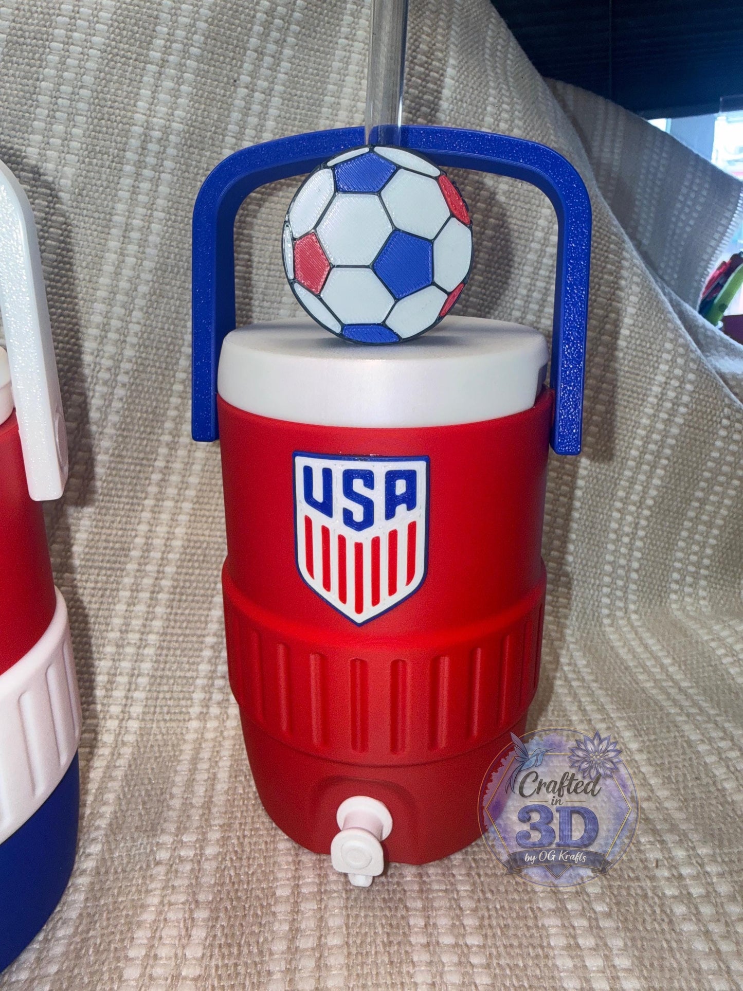 USA Soccer Fan 12 oz Can Holder Set