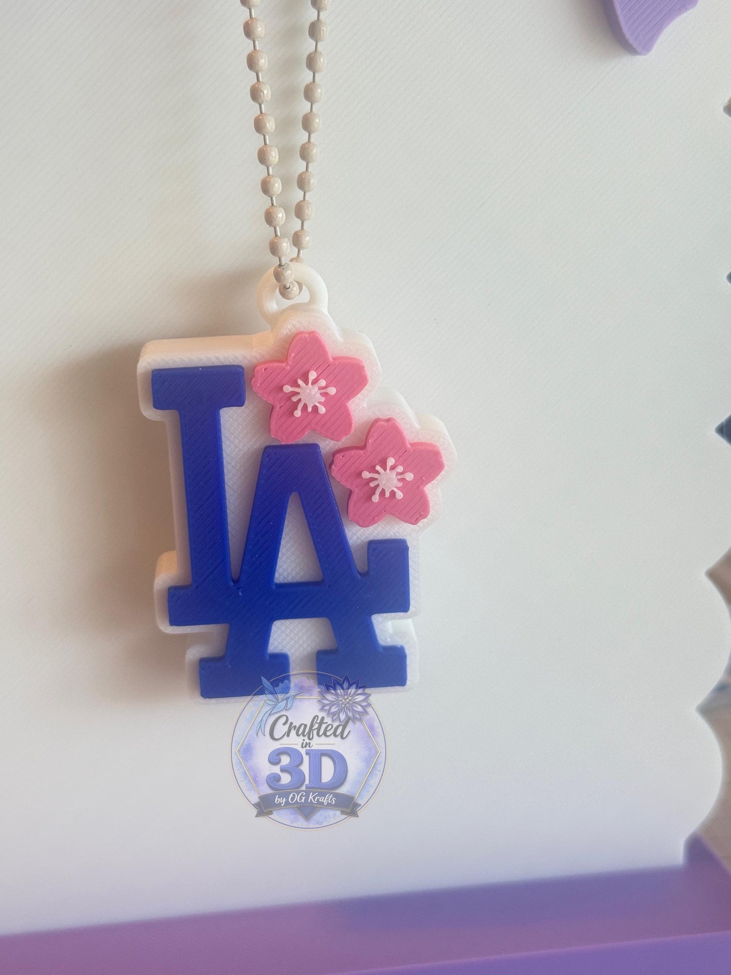 LA Can Opener Nail Saver 3D Printed Soda Tab Opener Baseball Fan Gift Game Day Accessory F