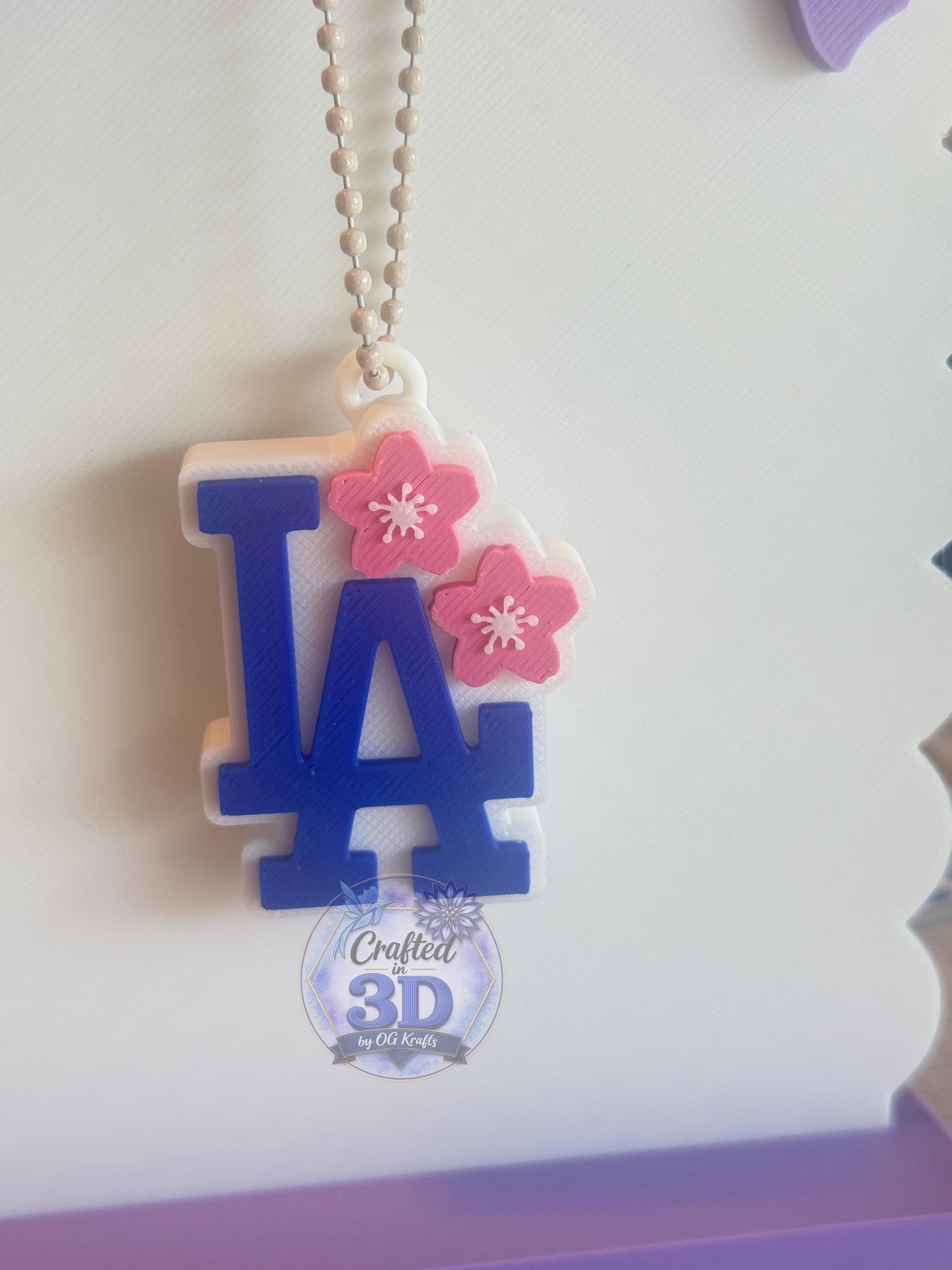 LA Can Opener Nail Saver 3D Printed Soda Tab Opener Baseball Fan Gift Game Day Accessory F