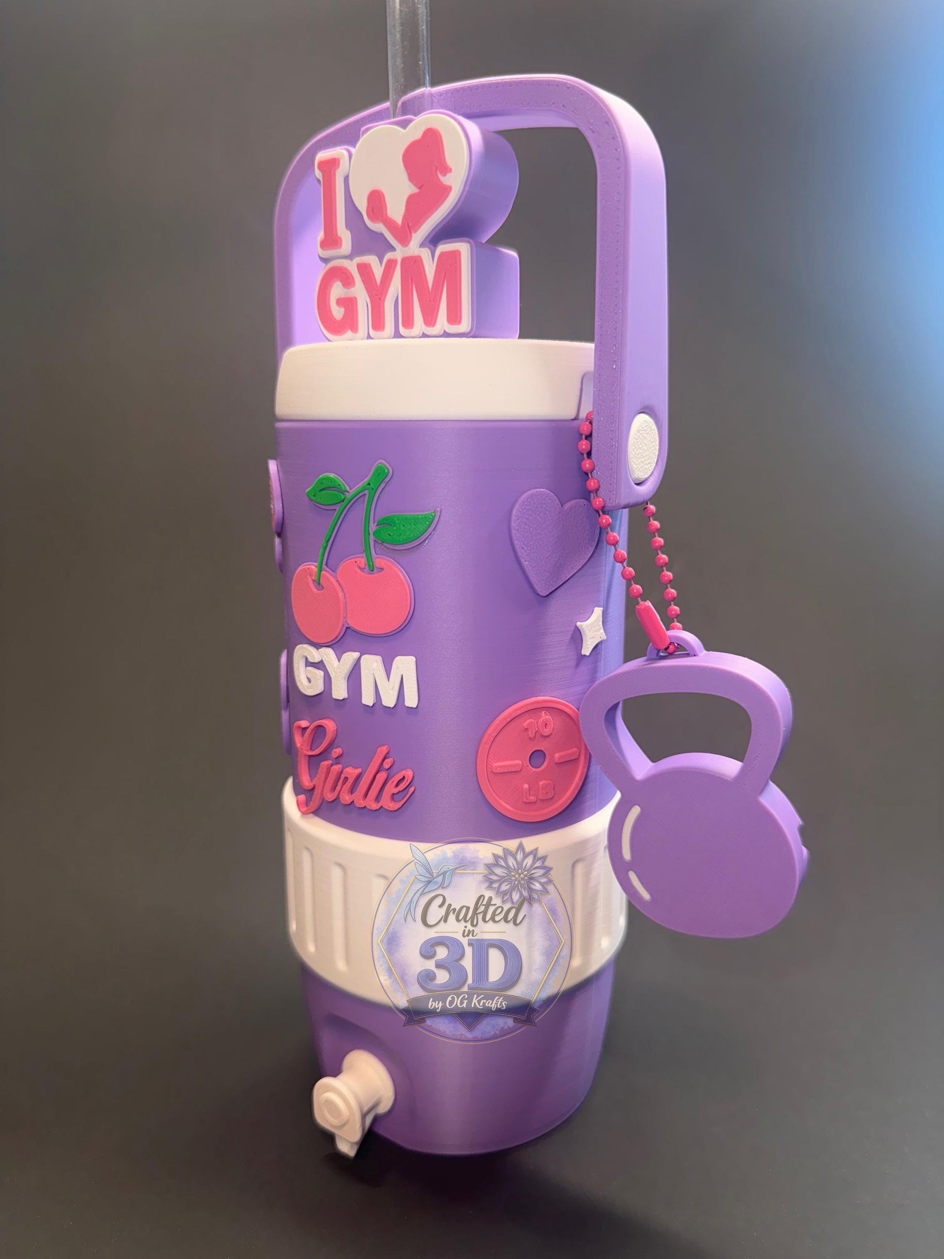 Gym Girlie 12 oz Skinny Can Holder Set