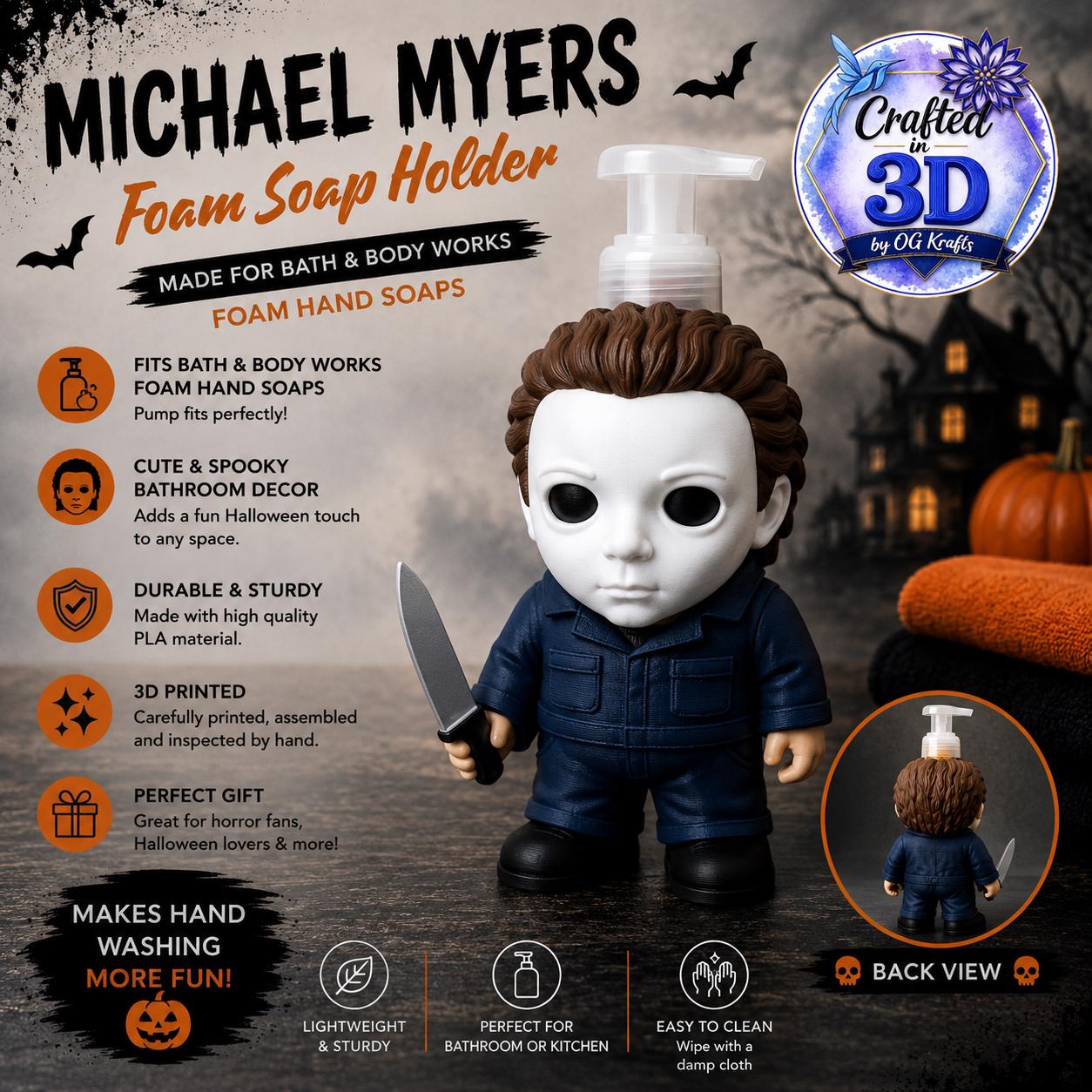 Michael Myers Inspired Foaming Hand Soap Holder