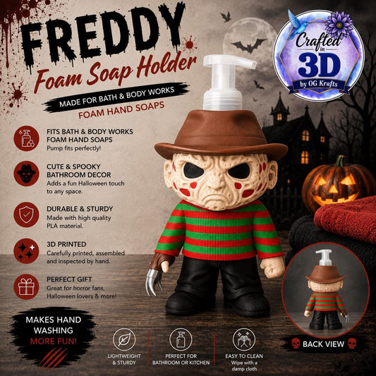 Freddy Inspired Foaming Hand Soap Holder