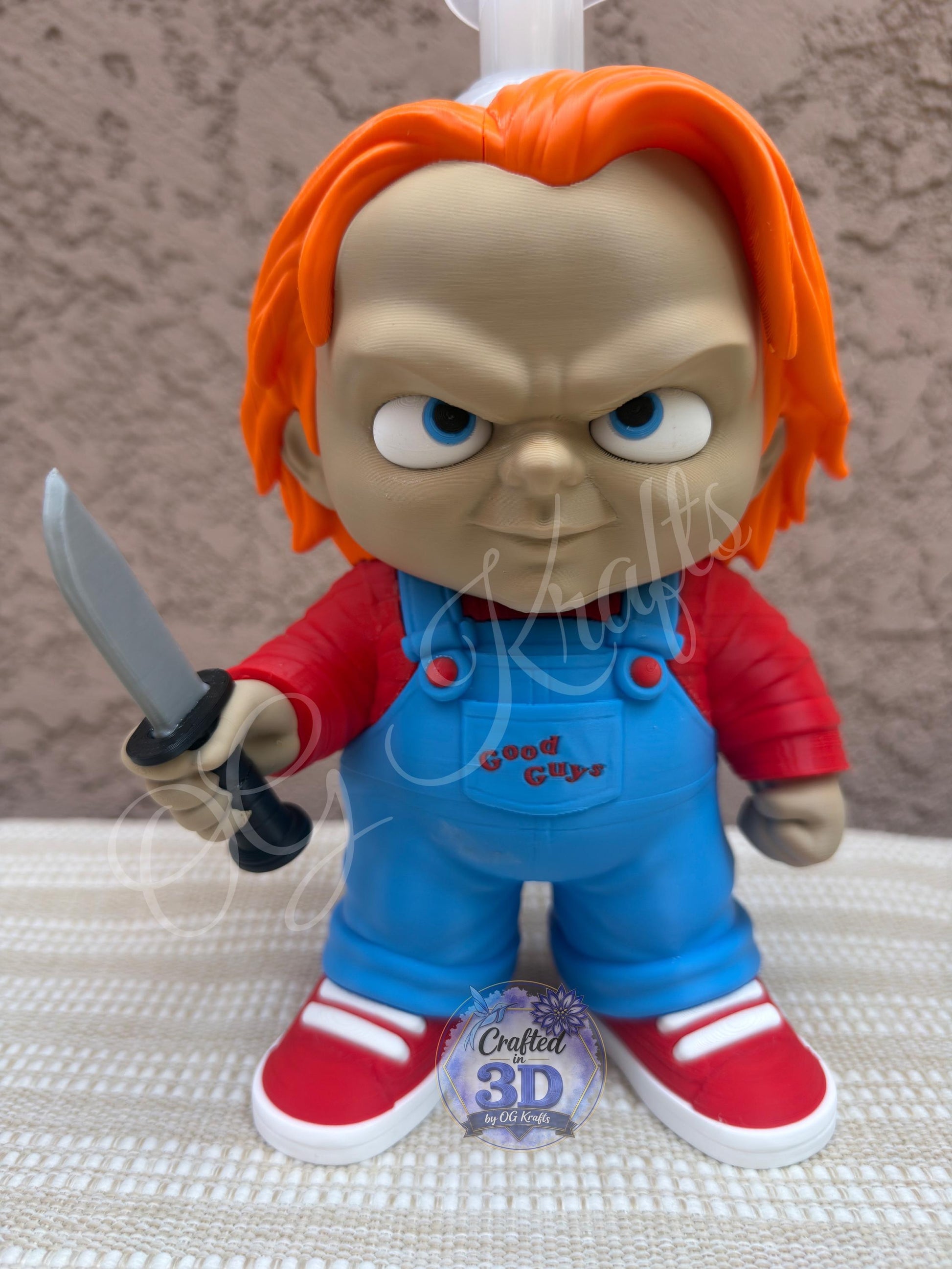 Halloween Killer Toy inspired hand soap holder Halloween Decor Bathroom Decor Toy Killer F